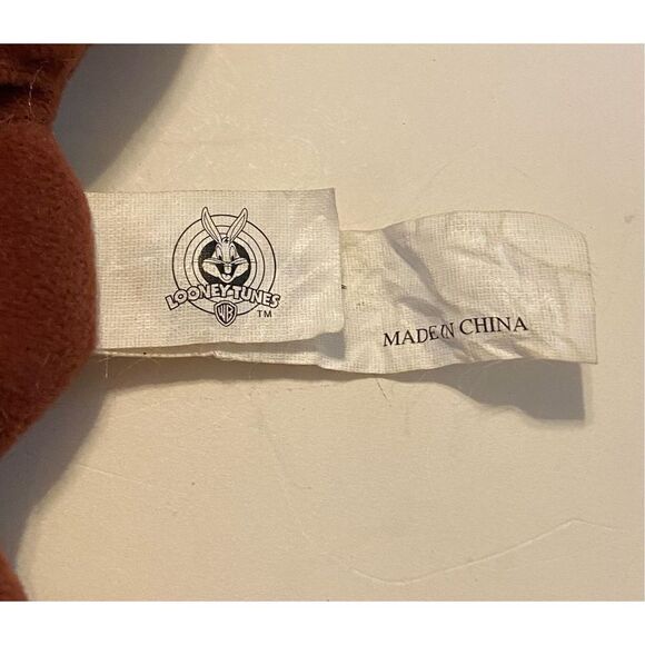 WB Looney Tunes TAZ LAYING DOWN 7" Stuffed Animal. Bean Bag - Picture 6 of 9